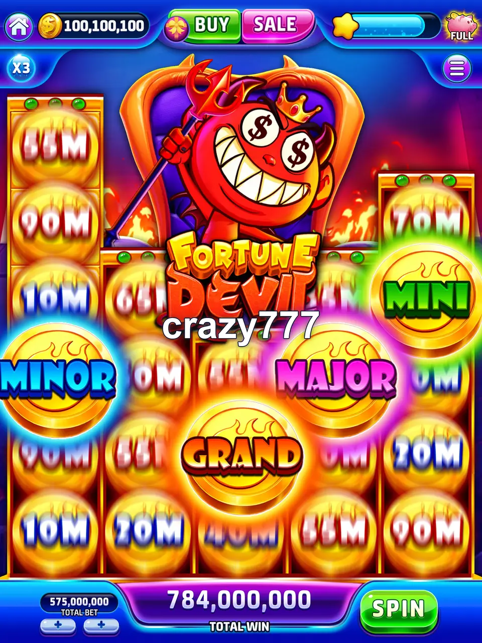 crazy777 Masuk