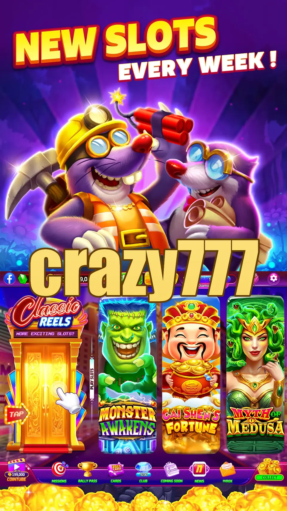 crazy777 Tangkapan Layar - APK Resmi